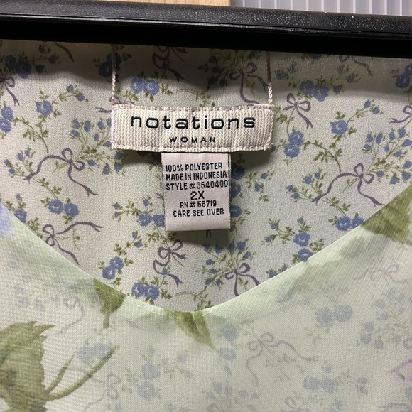 Notations Women’s 2 in 1 Dress Size 2X - Picture 2 of 11